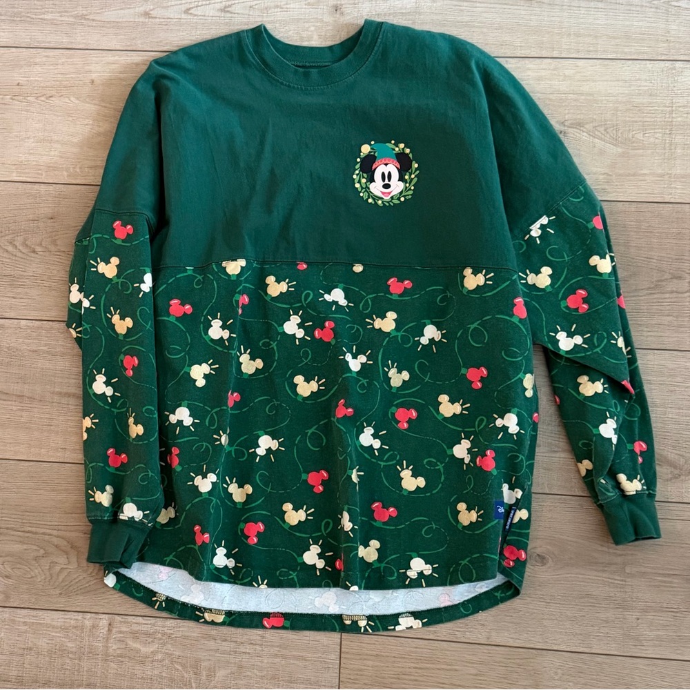 Disney Green Spirit Jersey with Character Design